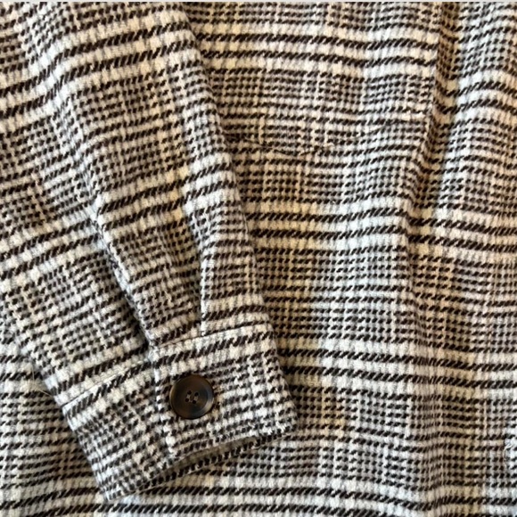 Plaid Button-Up Shacket - Picture 2 of 4